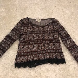 PacSun Print Long sleeve *FINAL SALE*